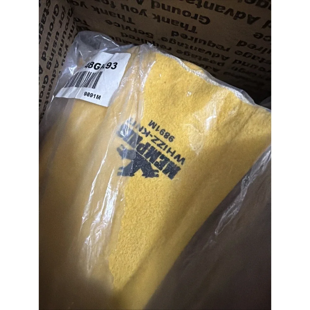 12 Pack Whizz-Knit Vinyl Coated Gloves MCR SAFETY Size M NEW
